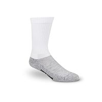 Core-Spun 10-15mmHg Medical Compression Socks - Light Graduated Crew Flight Compression Socks (White, XX-Large)