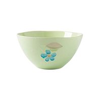 AXZHYX Bowl Bowl Ceramics Irregular Ramen Bowl Restaurant Noodle Bowl Soup Bowl Large Fruit Salad Bowl Household Tableware Hotel Tableware Home Noodles Boiled Fish Soup Bowl (Color : Green)