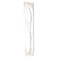 GEN MWKIW Wrapped Mediumweight Cutlery, Knives, White, 6 1/4" (Case of 1000)
