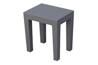 Designbyintent Polypropylene Shower Stool in Gray