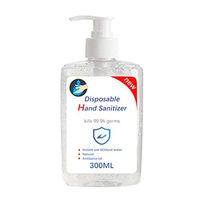 MNLOS Refreshing Hand Sanitizer Gel, Washless Hand Soap Gel, Capacity Household Cleaning Gentle Hydrating Hand Sanitizer Soothing Gel,Non-irritating,Pump Bottle 300ml