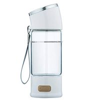 LOVEPET Portable 3 Minute Hydrogen-Rich Water Bottle Rechargeable High Concentration Hydrogen Generator Glass Bottle Anti-Aging Anti-Oxidation Kettle 300ml
