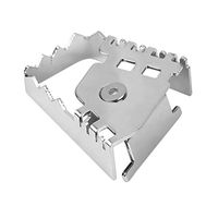 Frames & Fittings Motorcycle Rear Foot Brake Lever Pedal Enlarge Extension Pad Extender for BMW BMW F800GS F700GS F650GS R1150GS R1200GS New - (Color: Black)