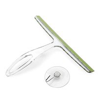 FZ FUTURE Window Squeegees, Glass Squeegee Cleaning Tool, Rubber Glass Wiper Blades, with Suction Hook, for Mirror Window Car Glass Cleaning