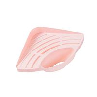 1 PCS Kitchen Sink Suction Holder Caddy Sponge Holder Scratcher Holder Cleaning Brush Holder Sink Organizer,Pink