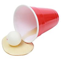 Fake Red Cup Beer Pong Joke Spill