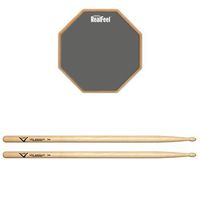 RealFeel by Evans Practice Pad, 6 Inch with Drum Sticks, Pair