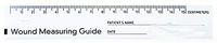 Wound Measurement rulers 6 Inch/15 cm. Case of 600 Wound Measuring Guides. Disposable Paper Ruler for Wound Measurement. Single-Use Rulers. Non-sterile. Latex-Free.