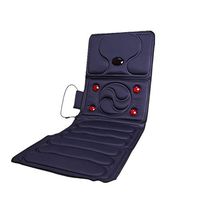 TXqueen Neck & Back Massager, Vibrating Massager Pad with Heat and 9 Vibration Motor Mattress Pad for Neck, Back, Legs Pain Relief