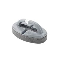 Foldable Kitchen Bathroom Tile Sink Tub Washing Sponge Brush Cleaning Tool for Home Cleaning - Light Gray