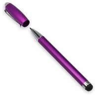 Galaxy Tab Pro 12.2 Stylus Pen, BoxWave [Capacitive Styra] Capacitive Stylus with Rollerball Pen for Samsung Galaxy Tab Pro 12.2 - Magnet Purple