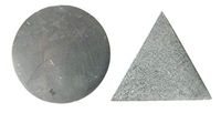 Karelia Polished shungite harmonizers and talkohlorita harmonizers (Circle and Triangle)
