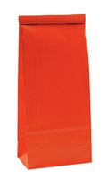Tin Tie Bags in Red Finish 4¼W x 2½D x 10½H Inches - Case of 50