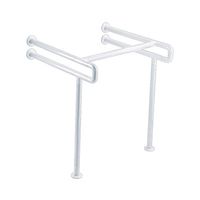 SHOP YJXA Bathroom Washbasin Safety Handrail Toilet Floor Pit Bath Tub for The Elderly Handicapped Women Nylon Accessibility Security Barrier Bathtub Rails (Color : White)