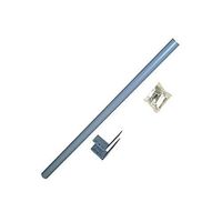 Rail Mount Satellite Dish Slimline 2" Inch OD Balcony 1-Set of Pipe & Mounts SLMTRM Antenna Rail Mount AT9 AU9S Universal Large Antenna Support