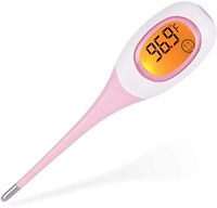 Medical Digital Thermometer, Fever Thermometer for Babies, Children and Adults, Accurate Fast Temperature Reading Body Thermometer for Oral, Armpit or Rectal Temperature