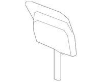 MERCEDES-BENZ 2058850256 GENUINE OEM TOW BRKT COVER