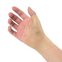 Cojoy 1 Pair of Magnetic Therapy Wrist Hand Thumb Gloves Waterproof Elastic Silicone Gel Wrist Support Brace with Thumb Hole for Hand Arthritis Pressure Pain Relief