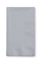 Silver Dinner Napkin, Choice 2-Ply, 15" x 17" - 125/Pack