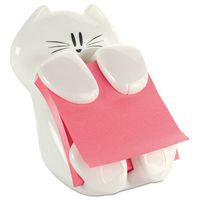 Post-it Pop-Up Note Dispenser Cat Shape, 3 x 3, White