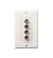 Legrand - On-Q 36474101V1 4Location Speaker Outlet, White