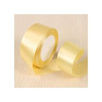 5Meters/Lots 2.5Cm 4Cm 5Cm Silk Satin Ribbons Christmas Halloween Gift Wrapping Wedding Decoration Ribbons DIY Rose Bow Material,Champagne,5Cm