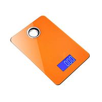 Digital Bathroom Scales 5Kg/1g Kitchen LCD Backlight Display Mini Digital Scale Pocket Precision Food Baking Scale Electronic Weight Balance Body Composition Monitors (Color : Orange)