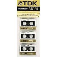 TDK 60MIN CASSETTE 3PK - D-MC60U3