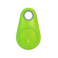GerTong Mini Smart Kids Locator Device GPS Tracing Finder Locator for Child Bag Wallet Key Phone Car Locator Anti-Lost Alarm Reminder Remote Control Phone Self-Timer Tracking Device (Bright Green)