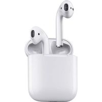 Apple MMEF2AM/A AirPods Wireless Bluetooth Headset for iPhones with iOS 10 or Later White - (Renewed)