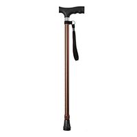HXZXH Adjustable Cane Lightweight Walking Canes Walking Stick for Men and Women Hand Crutch with T Handle Crutches Fashionable Sturdy Stable Brown
