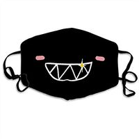 MOSDELU Cute Cartoon Star Smile Anti-Dust Anti-Pollution Windproof Cover Adjustable Earloop