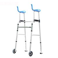 XRX Rollator Walkers for Seniors with Seat and Arm Support Folding Rolling Walker with Wheels and Hand Grip Adjustable Lightweight Travel Walker for Men and Women Aluminum Alloy (A)