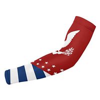 Sincerity First Flag Theoretical Anarchist United State UV Protection Cooling Arm Sleeves for Sports Fishing Men Women