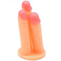 Real Feeling Three Heads Waterproof Massager Tool for Women and Wife Soft- Dî'ldɔ Use with Partner/Lover in Games Club Bǔtt Plug