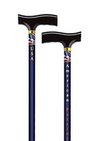 Alex Orthopedic MP-15285 Straight Adjustable Cane - American Patriot
