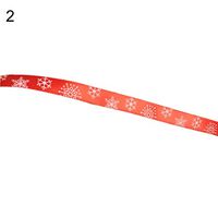 XKSIKjian's Gift Wrapping Supplies, 1 Roll 21m Ribbon Merry Christmas Snowflakes Bag Packing Tape Baking Wedding Festival Birthday Party DIY Gift Wrap Decor - 2