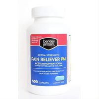 Berkley Jensen Extra Strength Non-aspirin Pm Caplets, 500 Count by Berkley and Jensen
