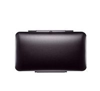 MINRUIGONGMAO Lightweight Aluminum Cigar Humidor, Gift Large Capacity Portable Cigar Box Cigarette Case (Color : Black)