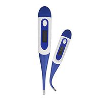 Digital Temperature Instruments-Electronic LCD Soft Head Waterproof Indoor Temperature Fever Measuring for Baby Adult Thermometer-2 PCS-Celsius ONLY