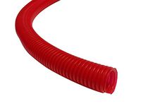 1" Kable Kontrol Colored Split Wire Loom (1" Diameter - 25Ft Long, RED)