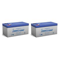 Powersonic 12V 3.4AH Sealed Lead Acid Battery UB1234 Wheelchair Medical Mobility - 2 Pack