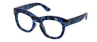 Peepers by PeeperSpecs womens Bravado Focus Oversized Blue Light Filtering Reading Glasses, Navy Tortoise, 49 mm, +2.00