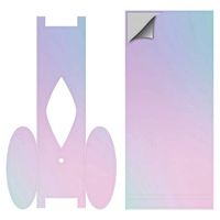 MightySkins Skin Compatible With Kandypens Slim Battery w/USB Charger - Cotton Candy | Protective, Durable, and Unique Vinyl wrap cover | Device Not Included - This Is A Skin