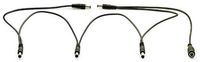 Stagg 5-Way Power Supply Cable - 5 x 2.1mm DC Plugs for up to 5 Effect Pedals