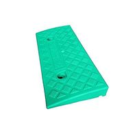 Pressure Resistance Car Climbing Mat, Non-Slip Hospital Wheelchair Ramp Mat, Repair Shop Store Service Ramp (Size: 49 21.5 5cm) (Color : Green)
