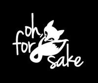 Makarios LLC for Fox sakes Cars Trucks Vans Walls Laptop MKR| White |5.5 x 4.5|MKR402