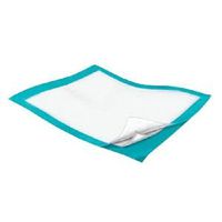 DSS Kendall Healthcare Wings Plus Underpad 30" x 30", Polymer-impregnated Tissue, Teal Back sheet (Case of 75)