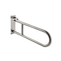 YSXZM Bathroom Grab Rail, Stainless Steel Safety Wall-Mounted Anti-Skid Fold Handle Railings (Color : Silver, Size : 6020CM)