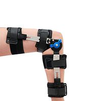 ZHMEZH Knee Ankle Foot Orthosis Brace Multifunction Comfortable Breathable Orthotics Suitable for Preoperative Or Postoperative Fixation/Knee Brace Sports,Adjustable Length